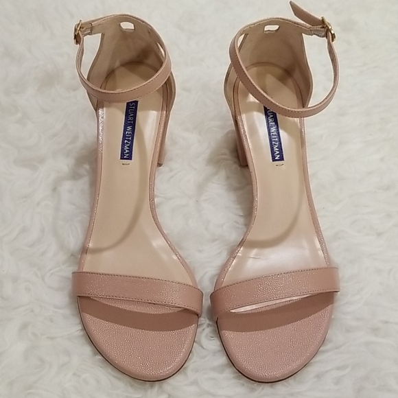 🎉SOLD🎉💕STUART WEITZMAN💕 Patent Sandal ~ Pink - Picture 8 of 16